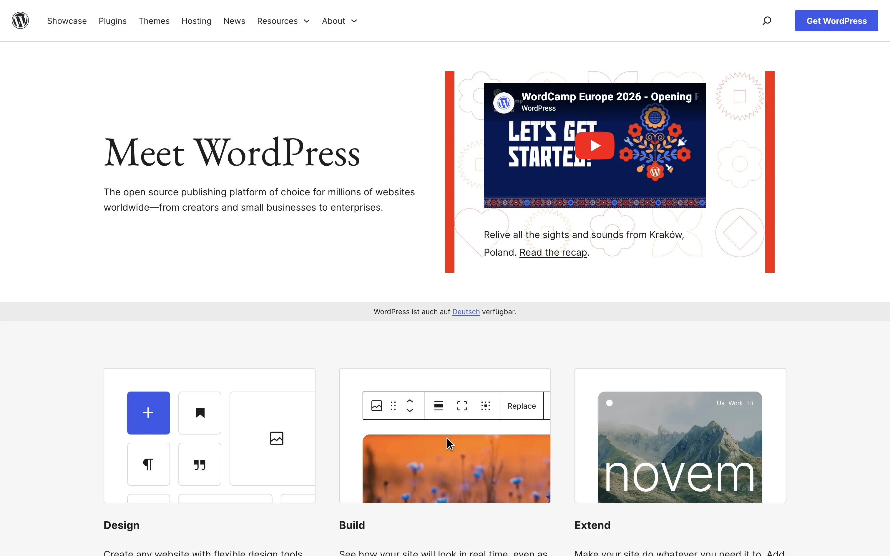 WordPress Landing Page